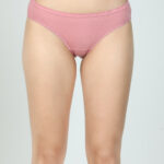 DressBerry Pack Of 3 Low-Rise Bikini Briefs - Pink