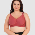Softdots Bra Full Coverage - Brown