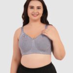 Softdots Bra Full Coverage - Blue